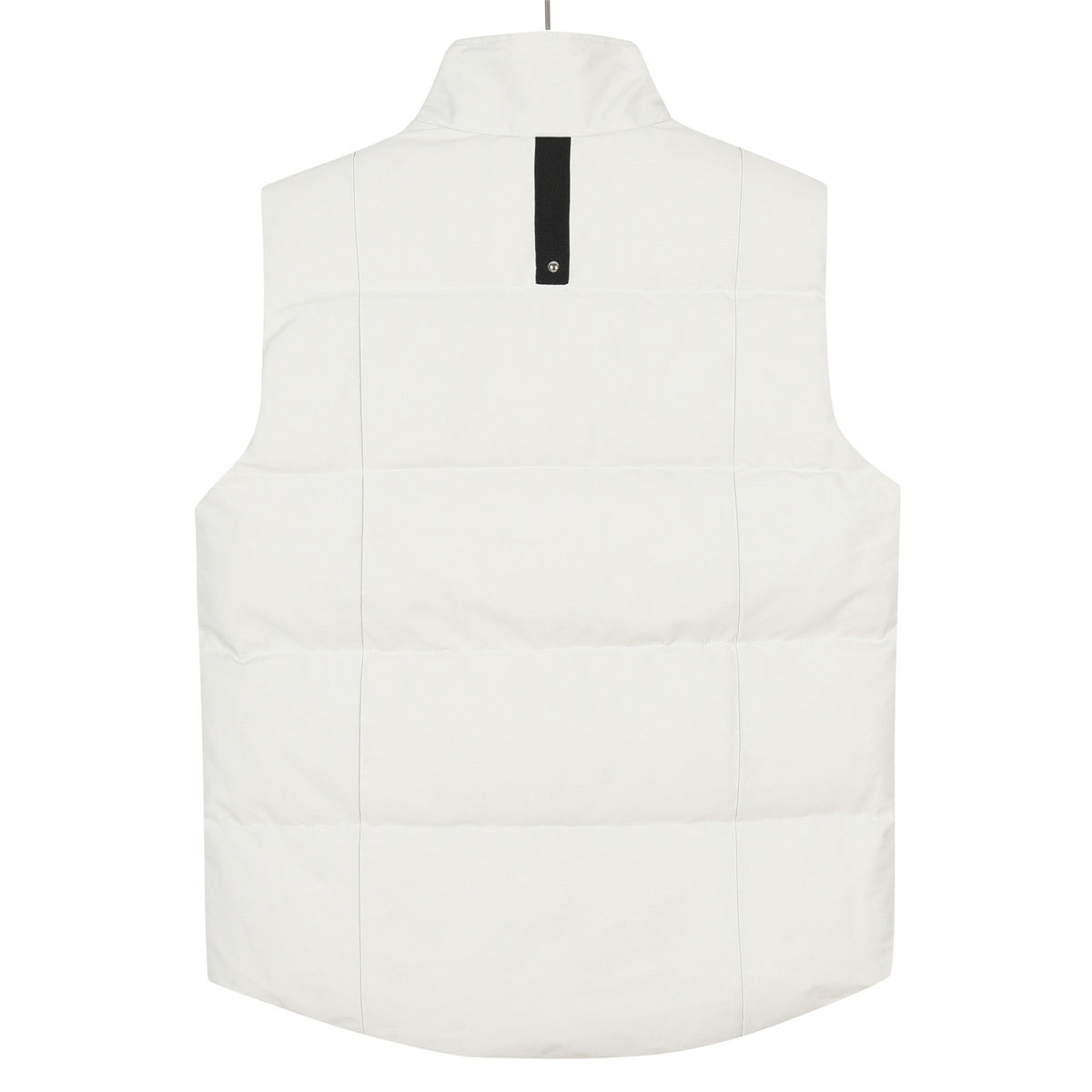 Moose Knuckles Matte White Studded Puffer Vest