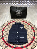 Canada Goose Quilted Navy Blue Puffer Vest
