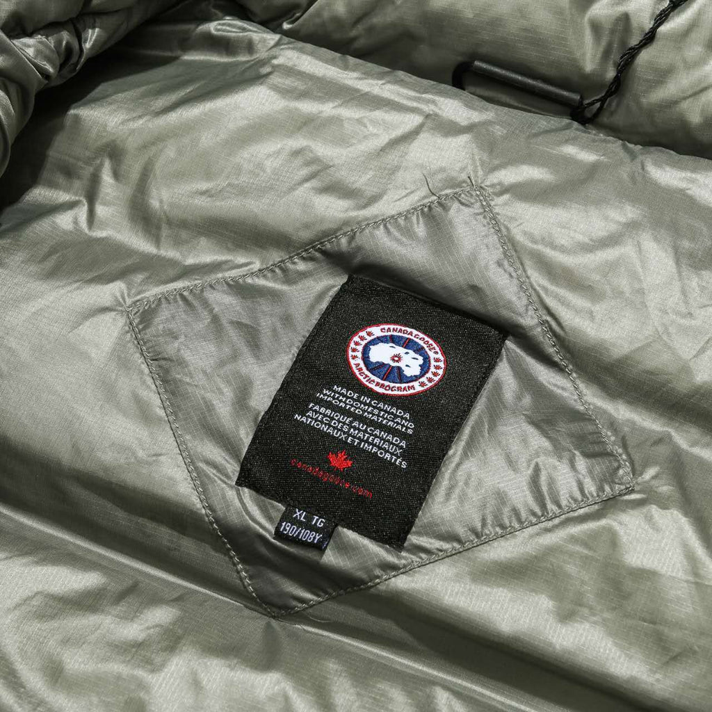 Canada Goose Olive Green Packable Quilted Puffer Vest