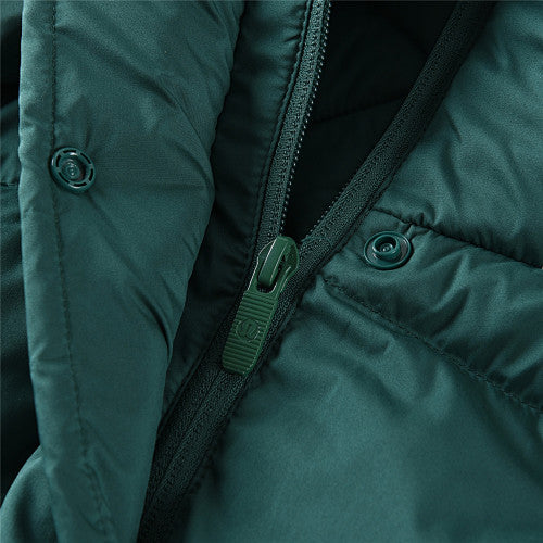 Lululemon Forest Green Hooded Puffer Jacket