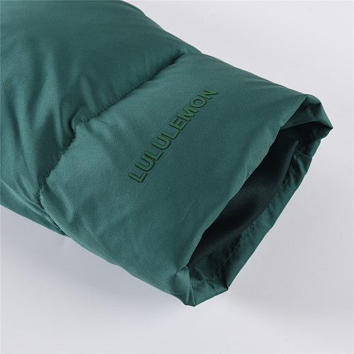Lululemon Forest Green Hooded Puffer Jacket