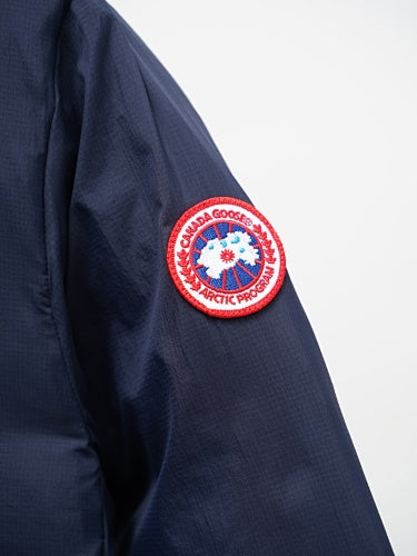 Canada Goose Navy Blue Stand-Collar Quilted Jacket