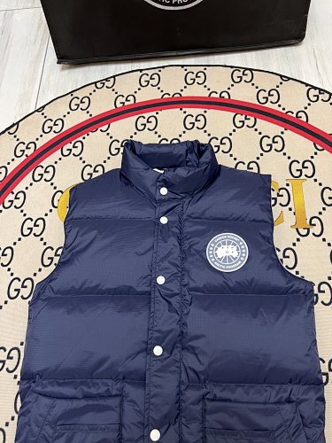 Canada Goose Quilted Navy Blue Puffer Vest
