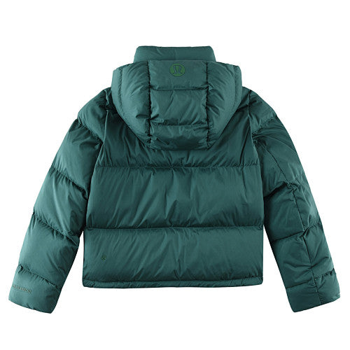 Lululemon Forest Green Hooded Puffer Jacket