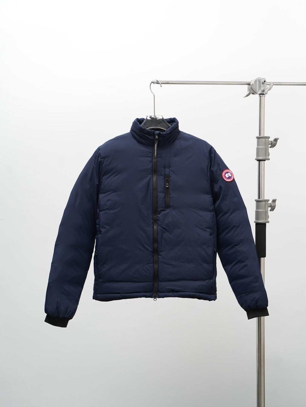 Canada Goose Navy Blue Stand-Collar Quilted Jacket