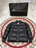 Moose Knuckles Black Stand-Collar Puffer Jacket