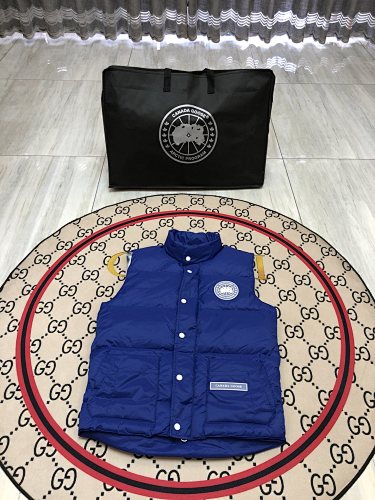 Canada Goose Royal Blue Quilted Puffer Vest