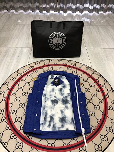 Canada Goose Royal Blue Quilted Puffer Vest