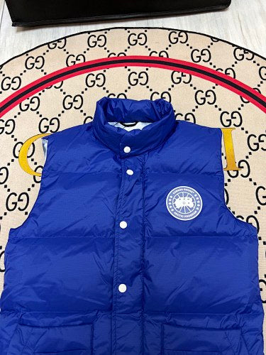 Canada Goose Royal Blue Quilted Puffer Vest