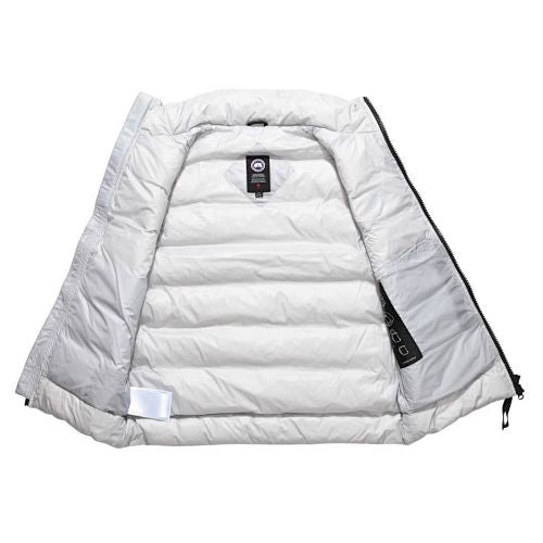 Canada Goose White Packable Quilted Puffer Vest