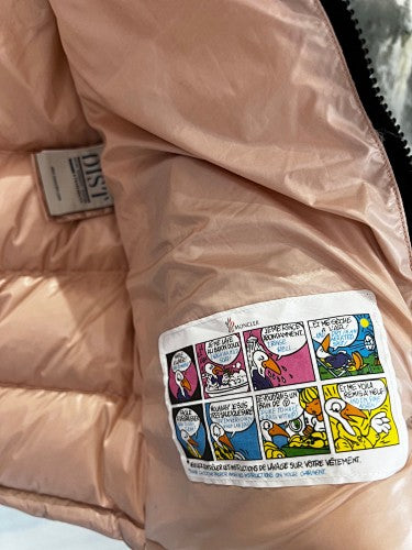Moncler Glossy Blush Pink Hooded Puffer Jacket