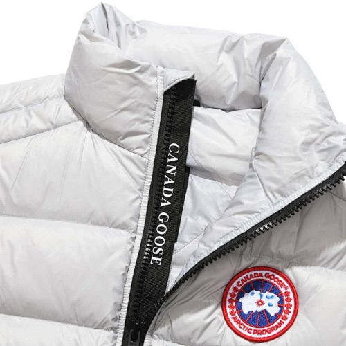 Canada Goose White Packable Quilted Puffer Vest