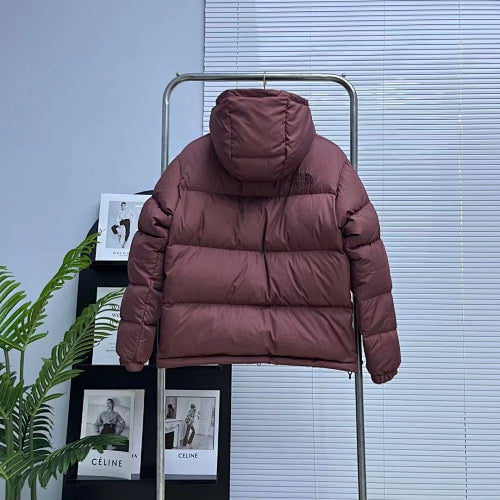 The North Face Dusty Rose Hooded Puffer Jacket
