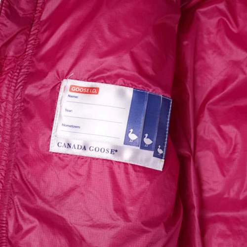 Canada Goose Fuchsia Pink Hooded Puffer Jacket