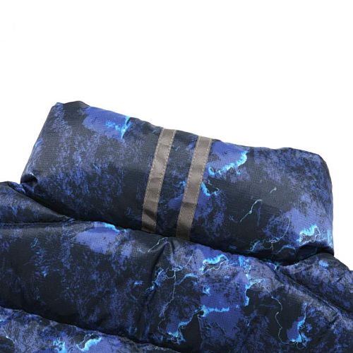 Canada Goose Blue Abstract Print Packable Puffer Vest