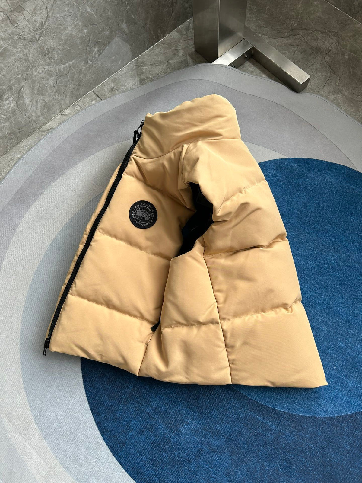 Canada Goose Quilted Sand Beige Puffer Vest