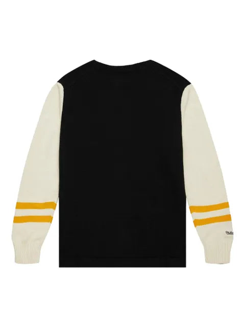 Mitchell & Ness NHL Bruins "100th Anniversary - Black/Cream" cardigan