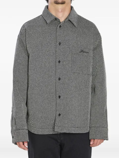 Jacquemus Molino  pointed-collar buttoned shirt jacket