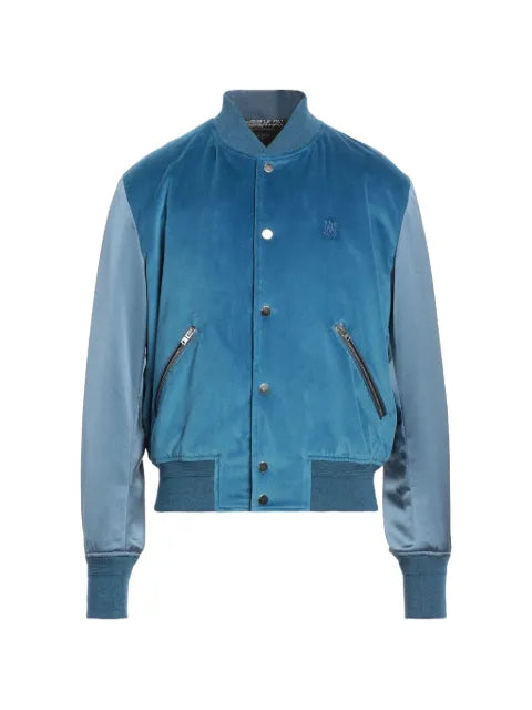 AMIRI velvet satin bomber jacket