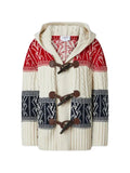 Thom Browne chunky cashmere Fair Isle jacquard duffle jacket