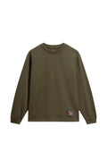 Woolrich logo-patch cotton sweatshirt