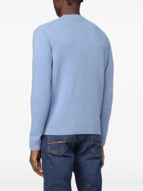 XC crew-neck ribbed-trim sweater