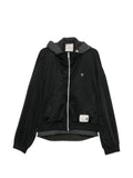 Maison MIHARA YASUHIRO logo-patch zip-up jacket