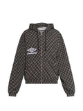 UMBRO plaid zip-up hoodie