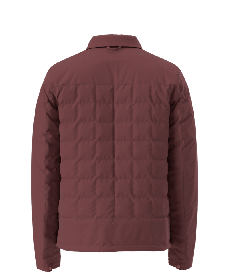 The North Face Burgundy Hooded Layered Jacket