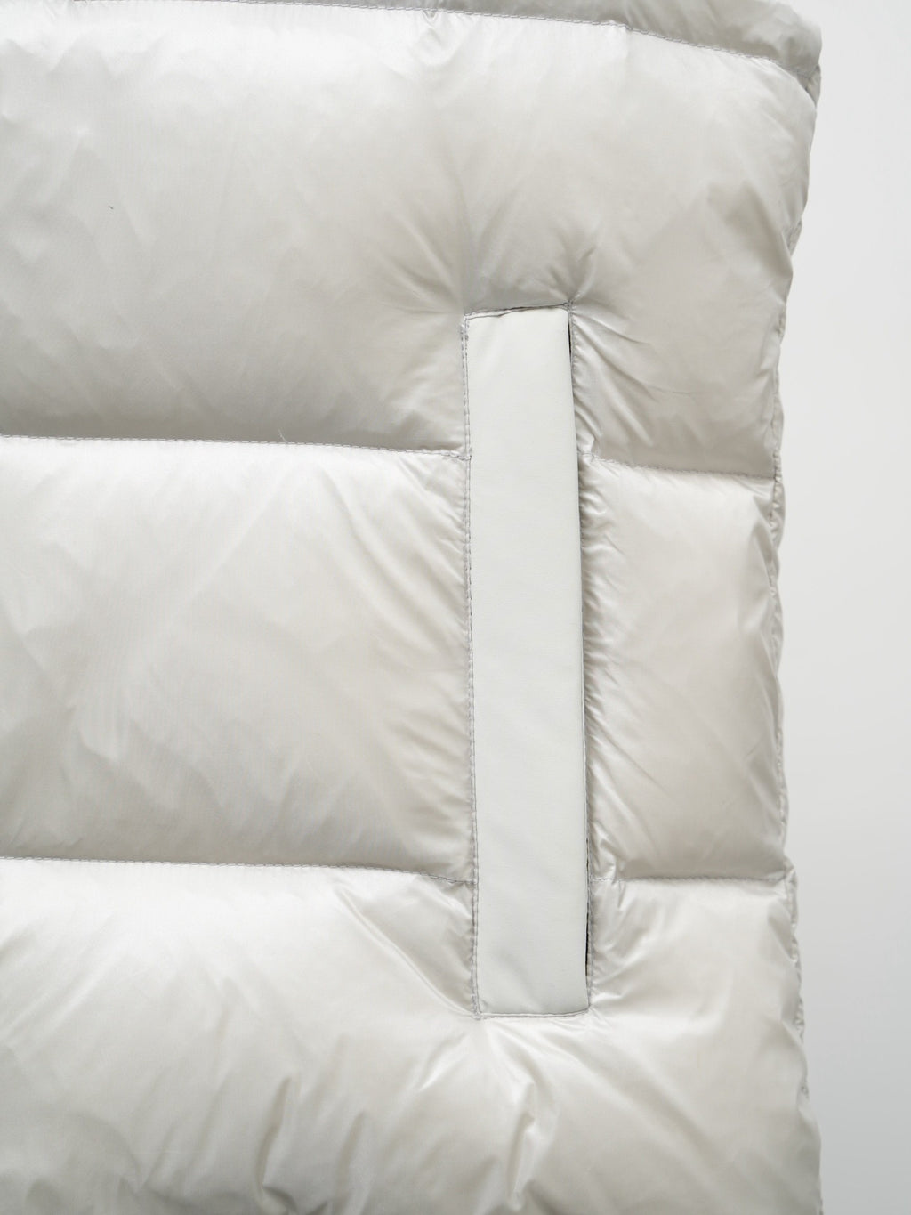 Moose Knuckles White Quilted Puffer Vest