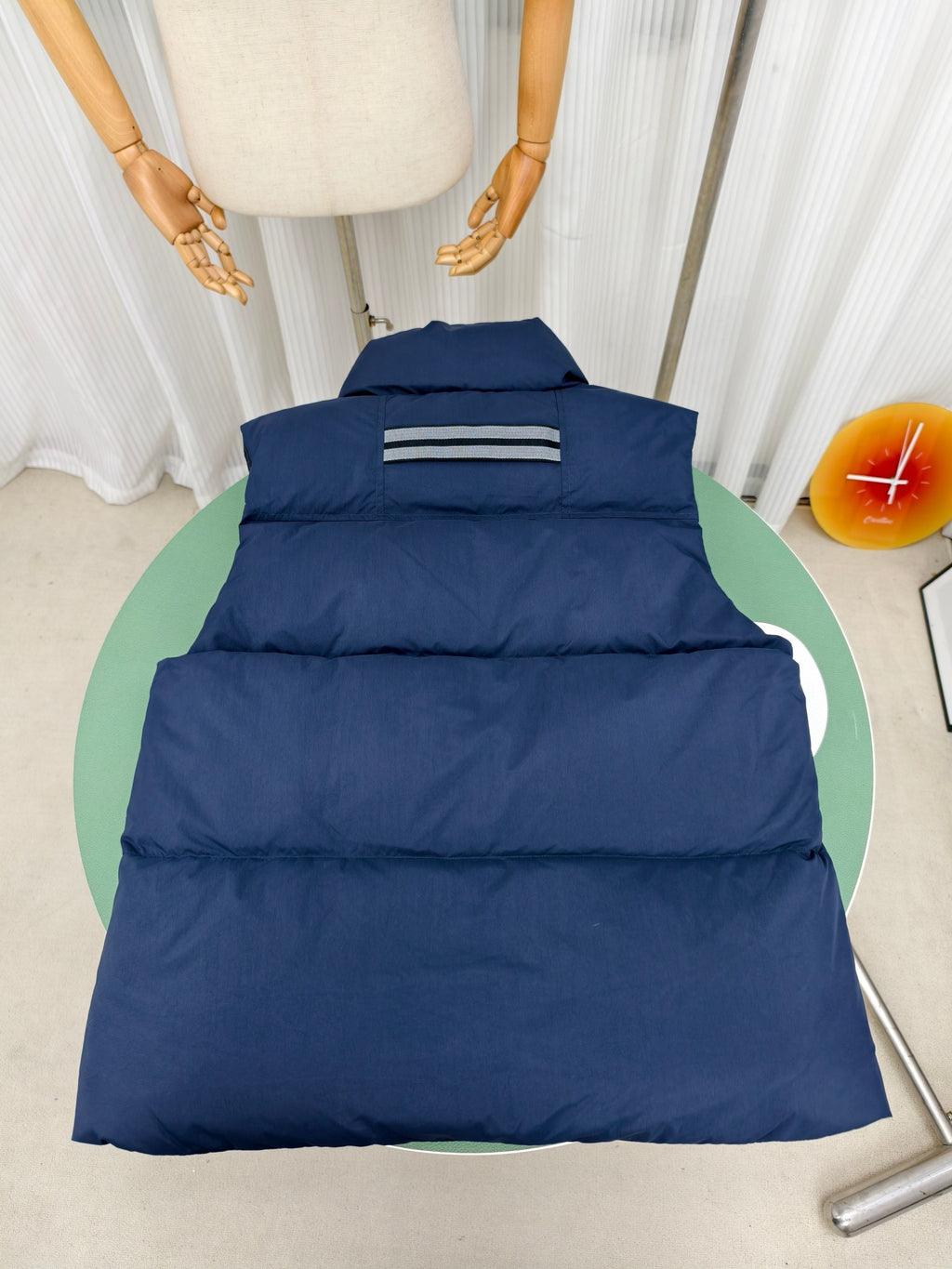 Canada Goose Navy Blue Quilted Stand-Collar Puffer Vest