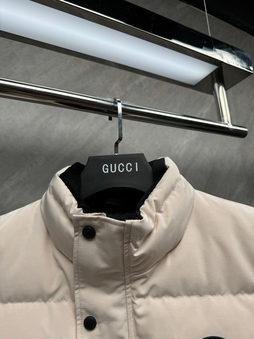 Canada Goose Quilted Ivory Puffer Vest