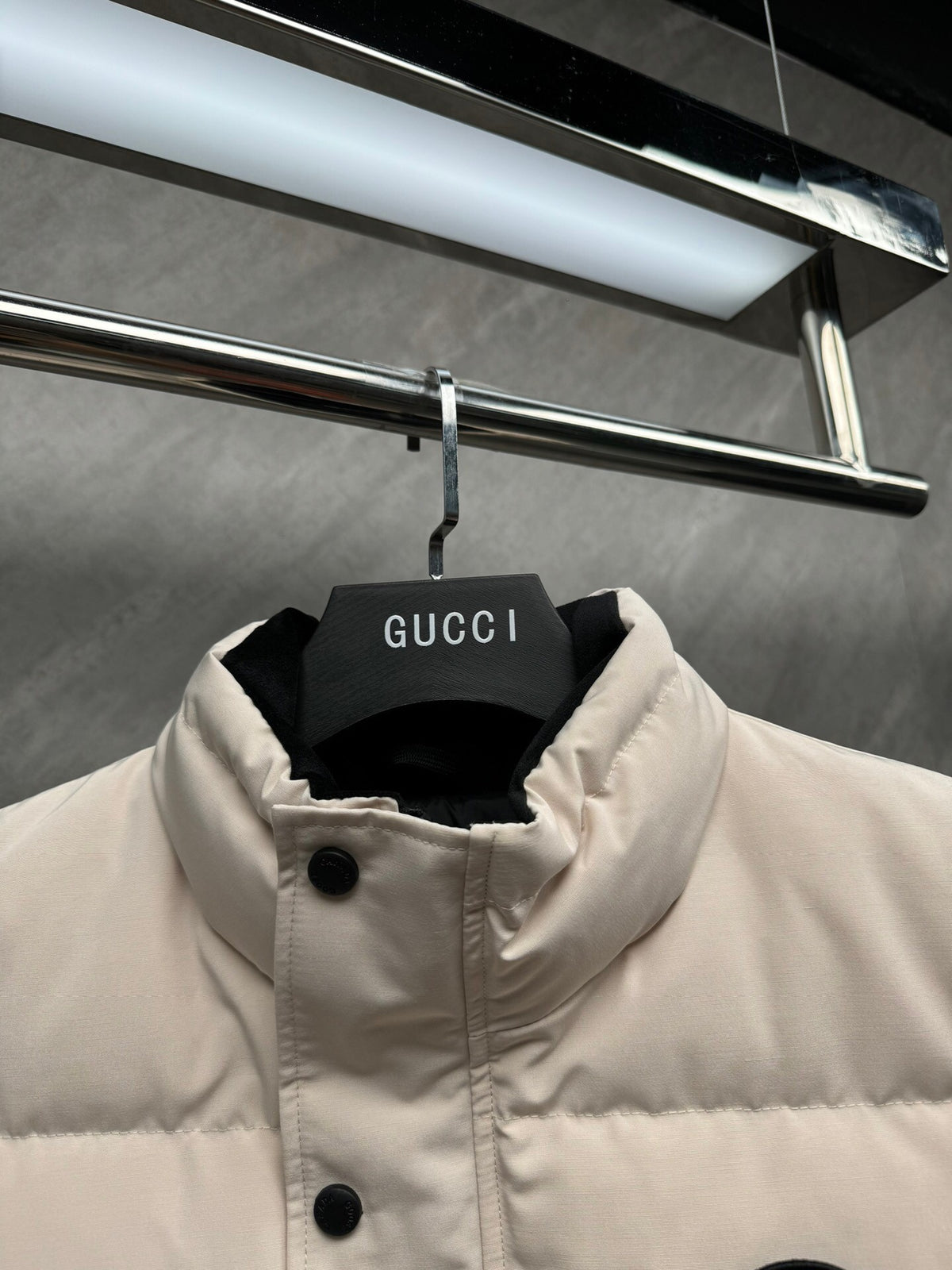 Canada Goose Quilted Ivory Puffer Vest