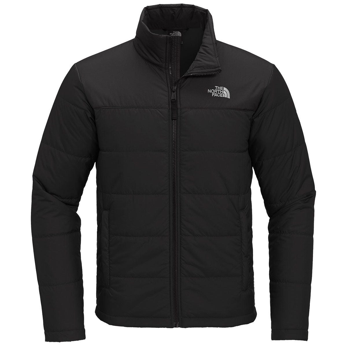The North Face Black Stand-Collar Padded Jacket
