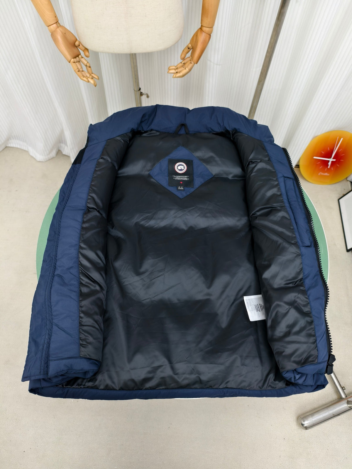 Canada Goose Navy Blue Quilted Stand-Collar Puffer Vest