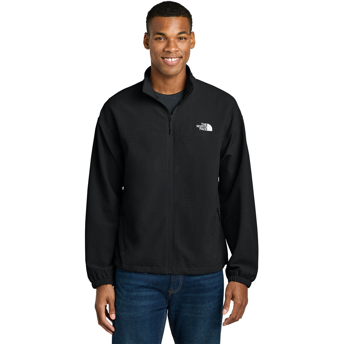 The North Face Black Stand-Collar Full-Zip Jacket