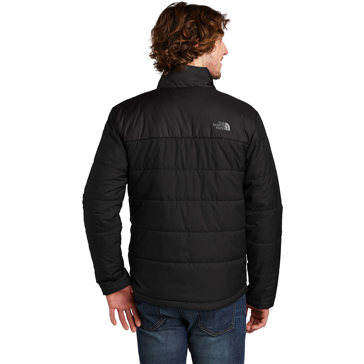 The North Face Black Stand-Collar Padded Jacket