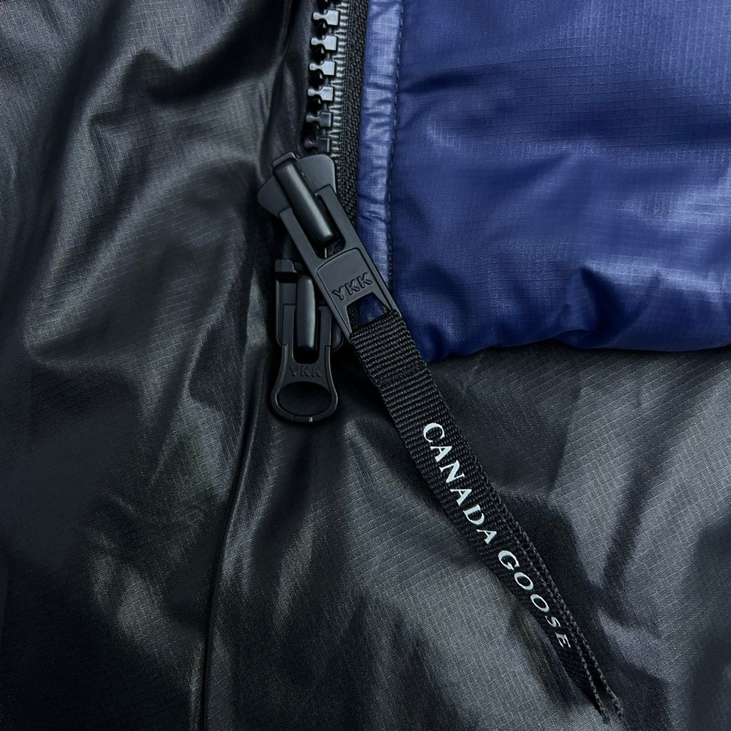 Canada Goose Navy Blue Hooded Puffer Jacket