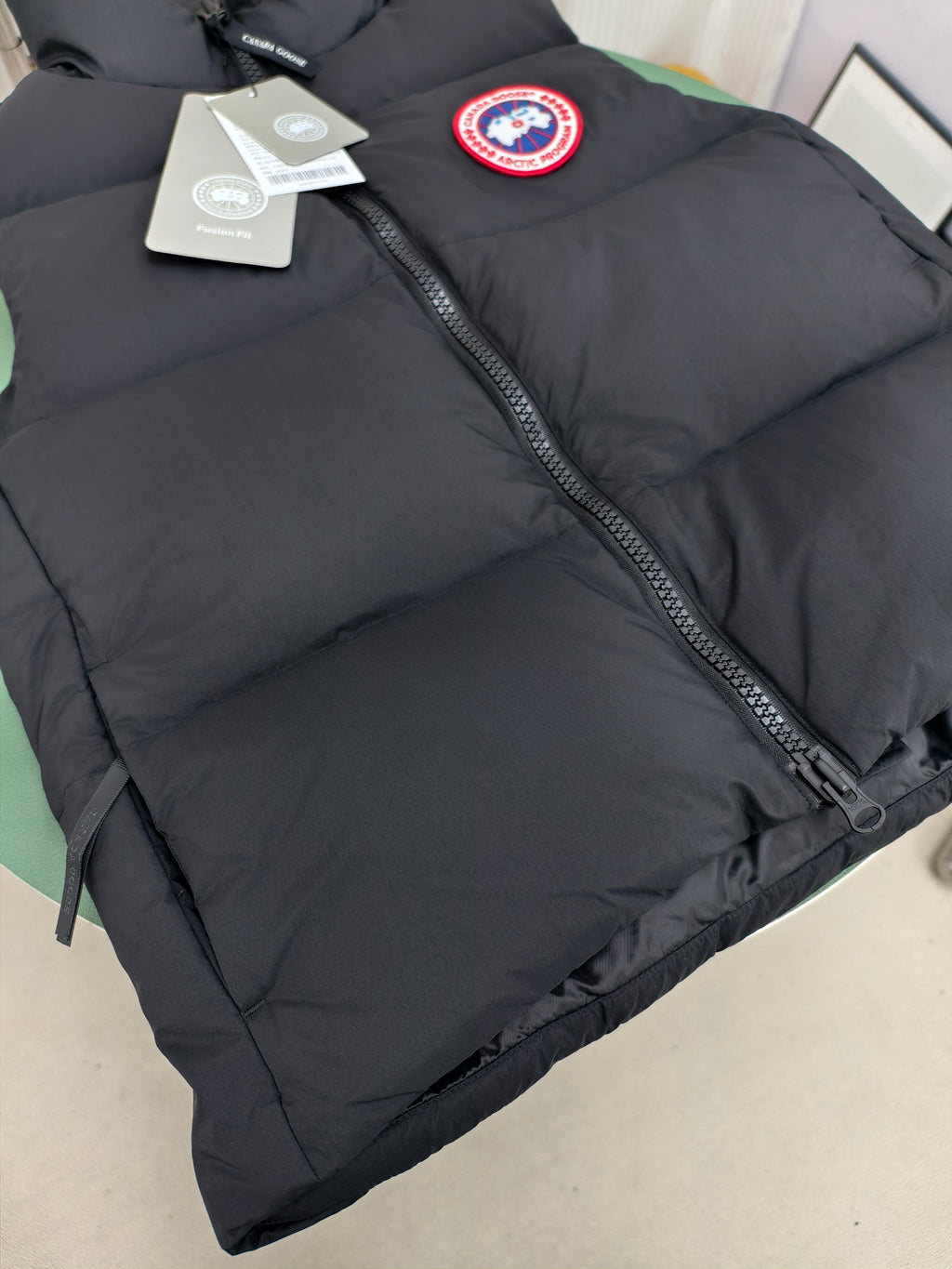Canada Goose Black Quilted Stand-Collar Puffer Vest
