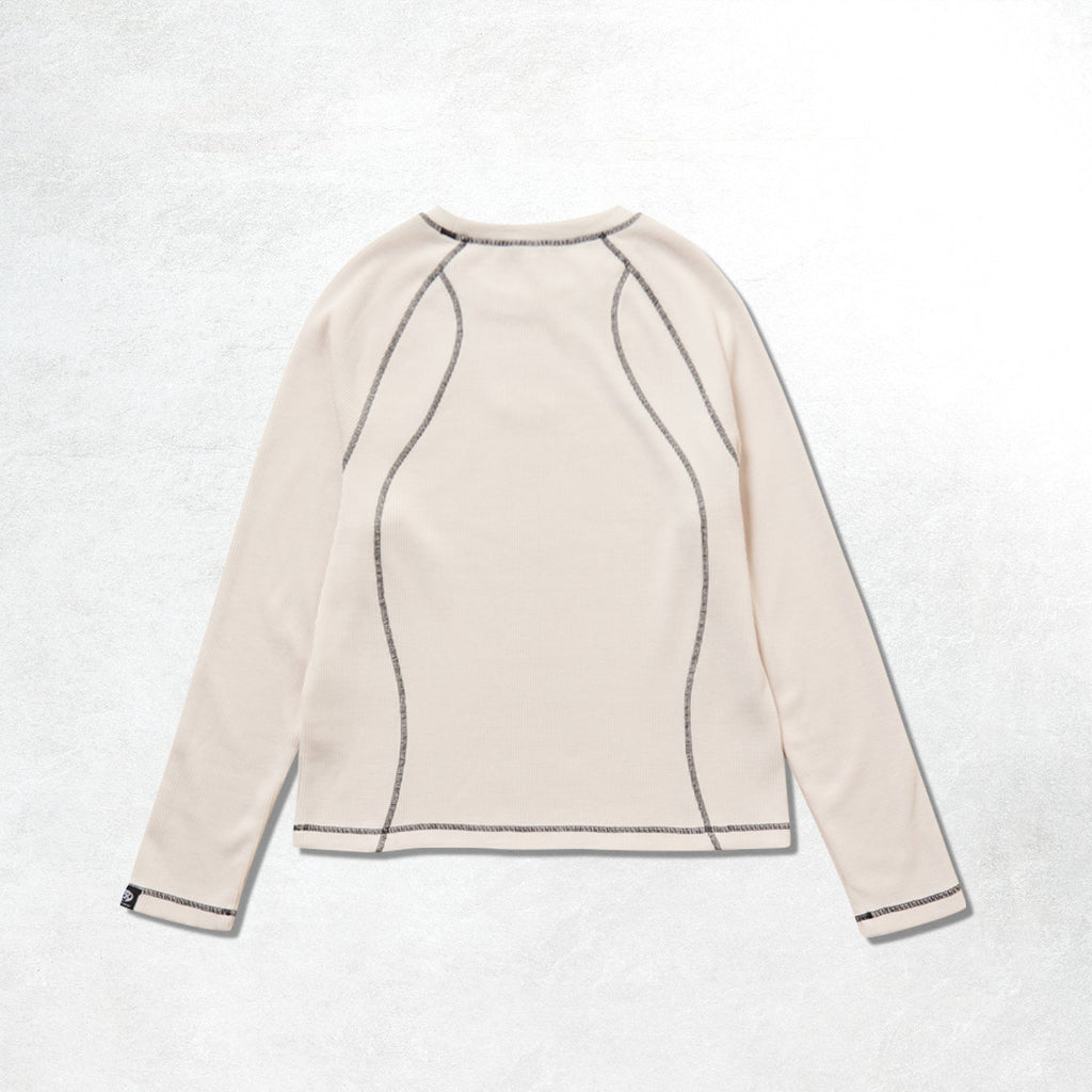 Chet Rock Stark Waffle Top: Cream