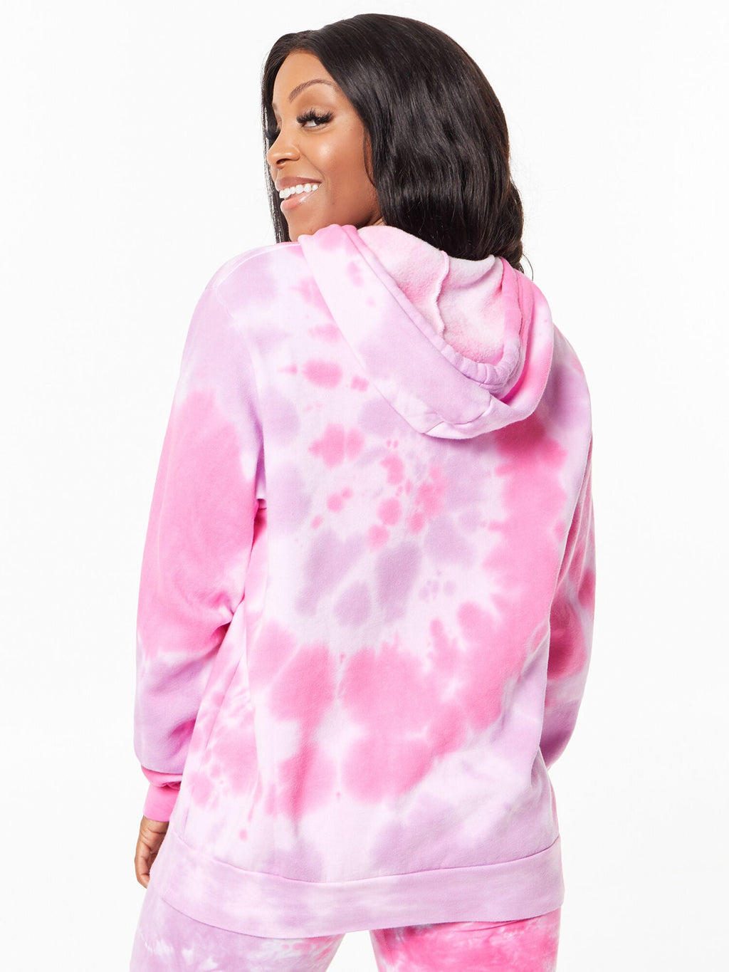 BILLIE TIE-DYE OVERSIZED HOODI