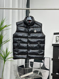Moncler Black Glossy Down Vest