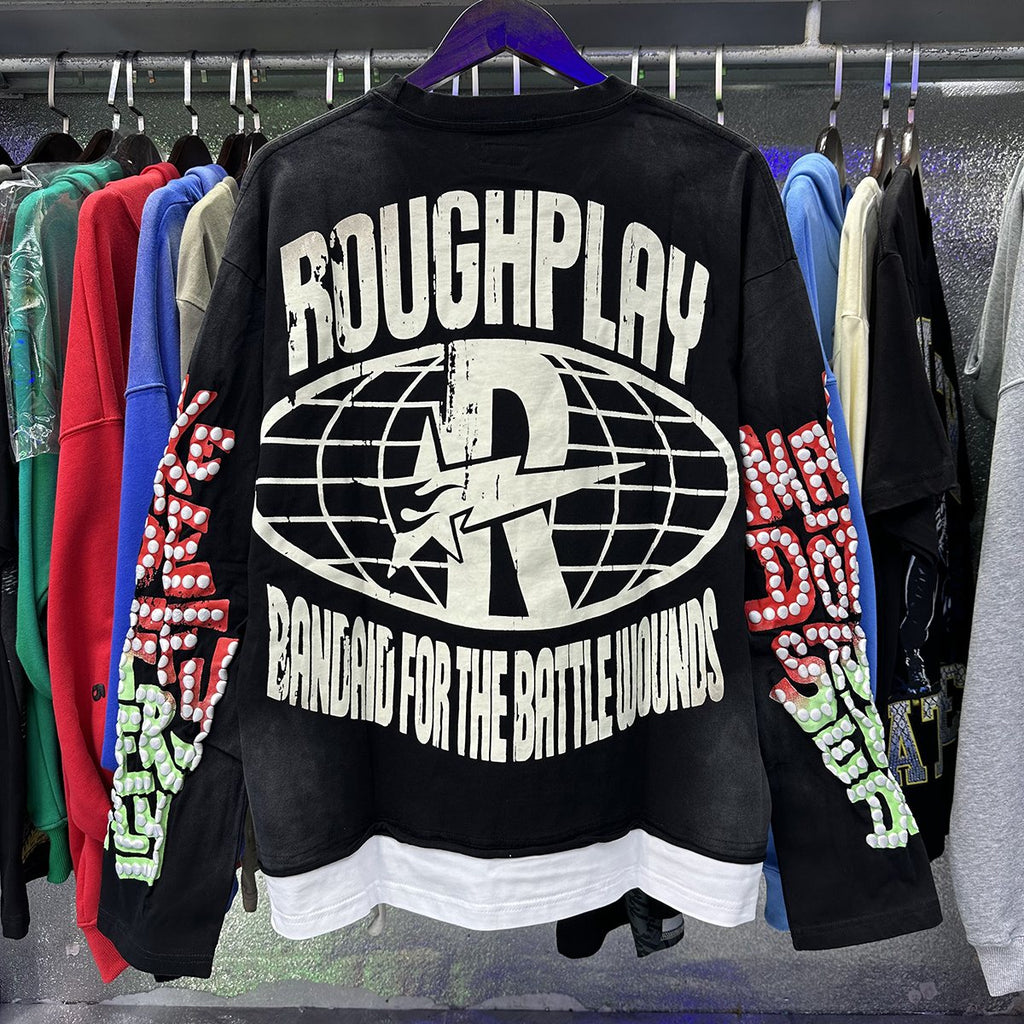 Rough Play Skull & Roses Long-Sleeve T-Shirt