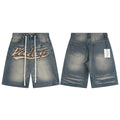 VALLEY Embellished Blue Denim Jorts