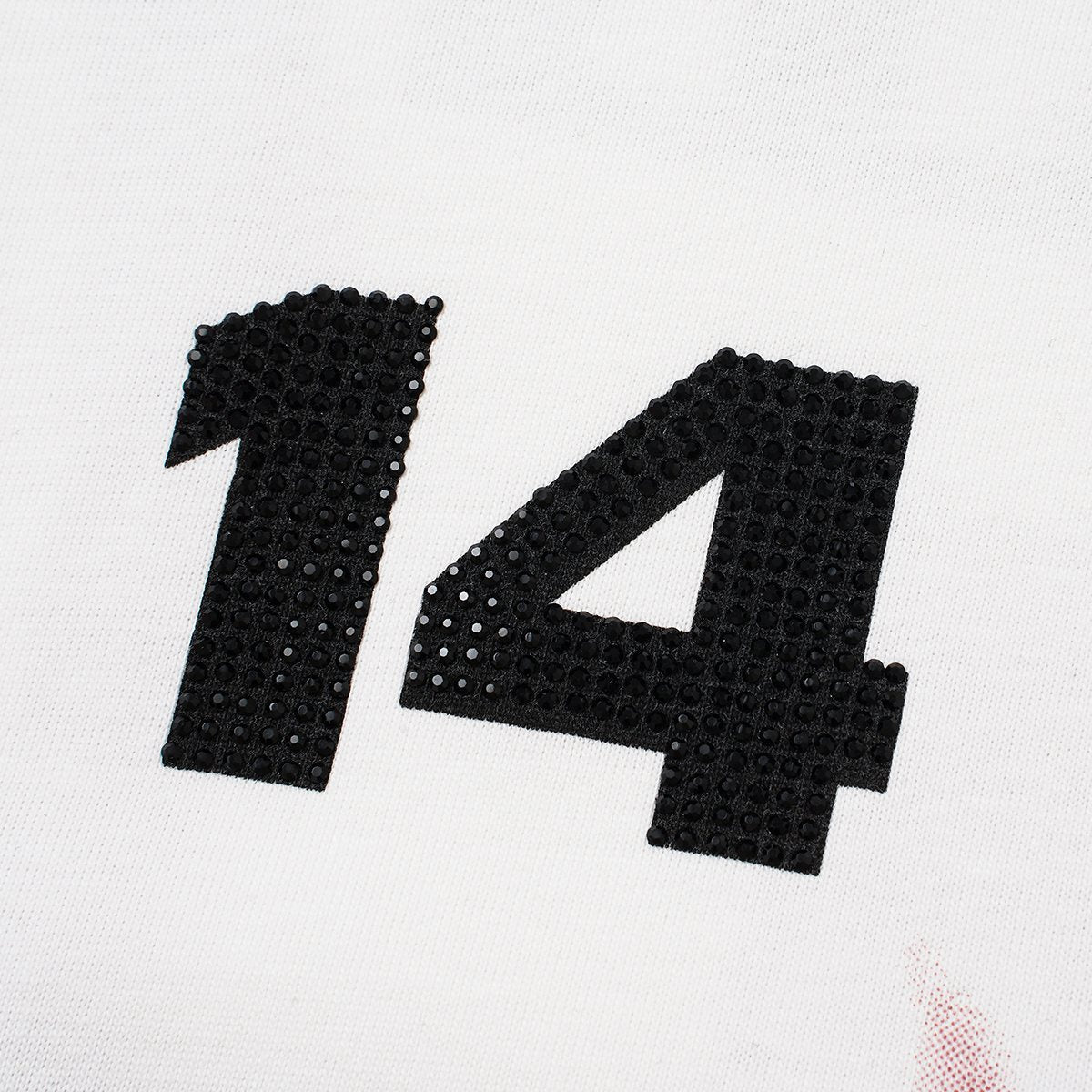 SAINT Rhinestone Number Graphic T-Shirt