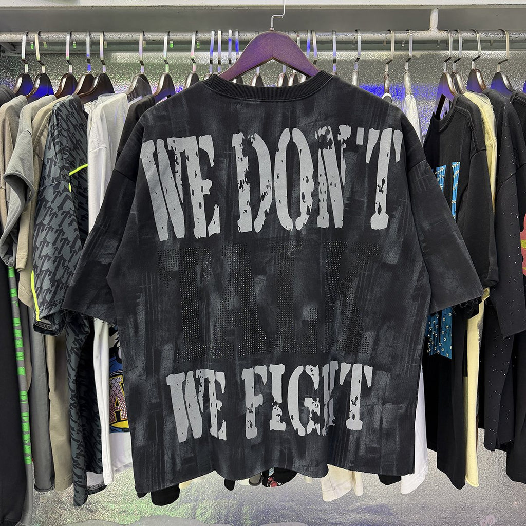 BKYS Revival Fight Club Graphic Cropped T-Shirt