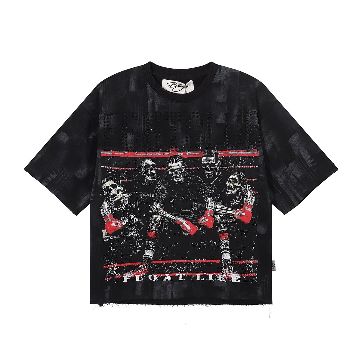 BKYS Revival Fight Club Graphic Cropped T-Shirt