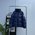 Canada Goose Navy Blue Hooded Puffer Jacket