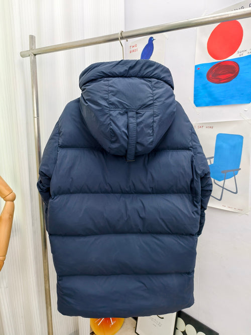 Canada Goose Navy Blue Hooded Puffer Jacket