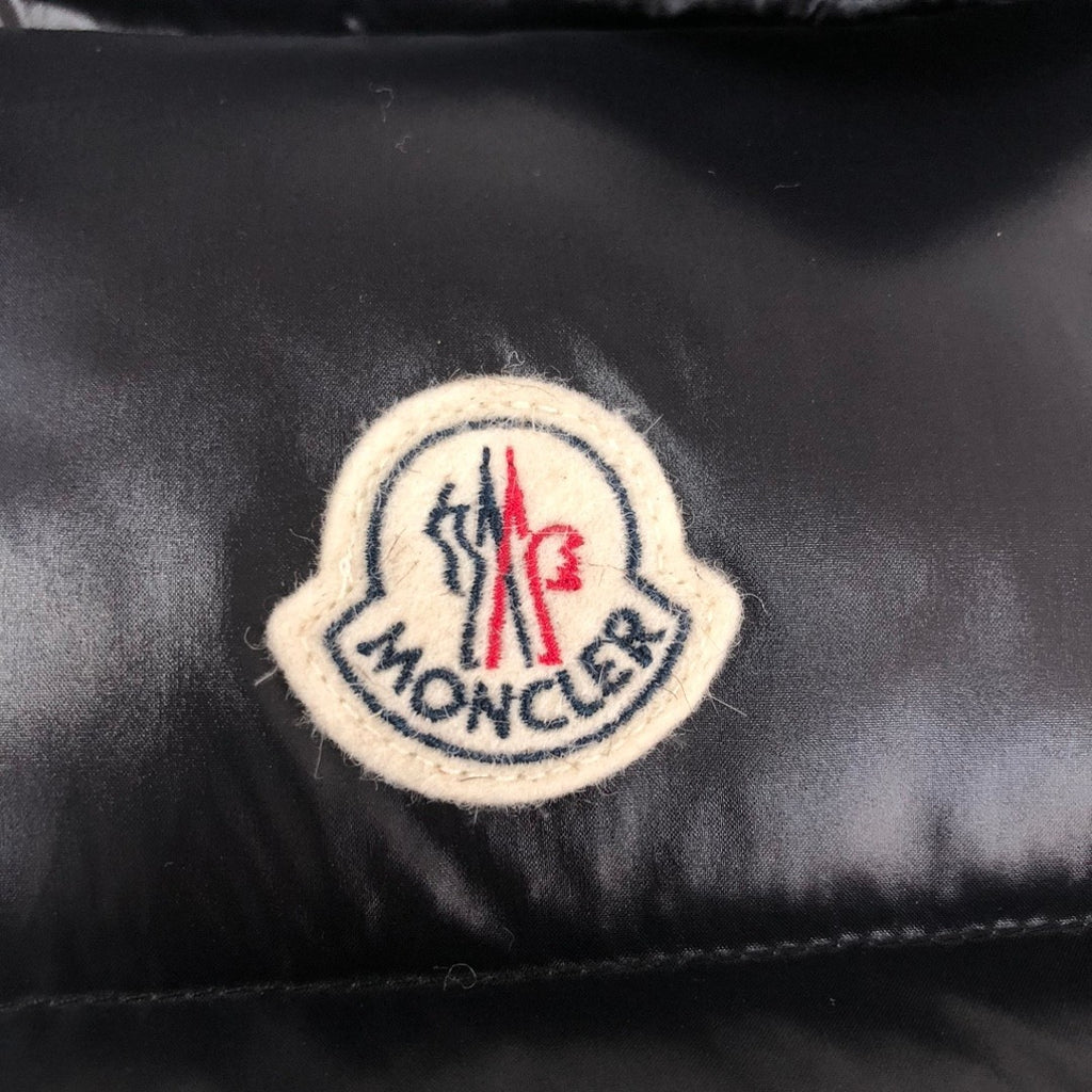 Moncler Glossy Black Hooded Puffer Vest